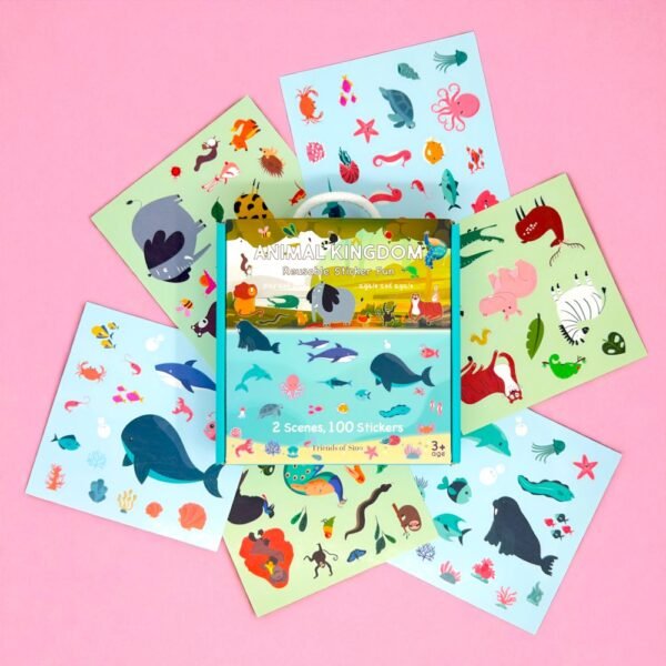 Animal Kingdom - Reusable Stickers