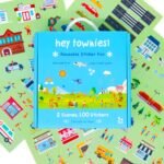 Hey Townies - Reusable Stickers